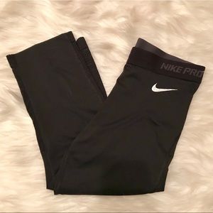 Nike Pro Capri Leggings with Mesh Calves